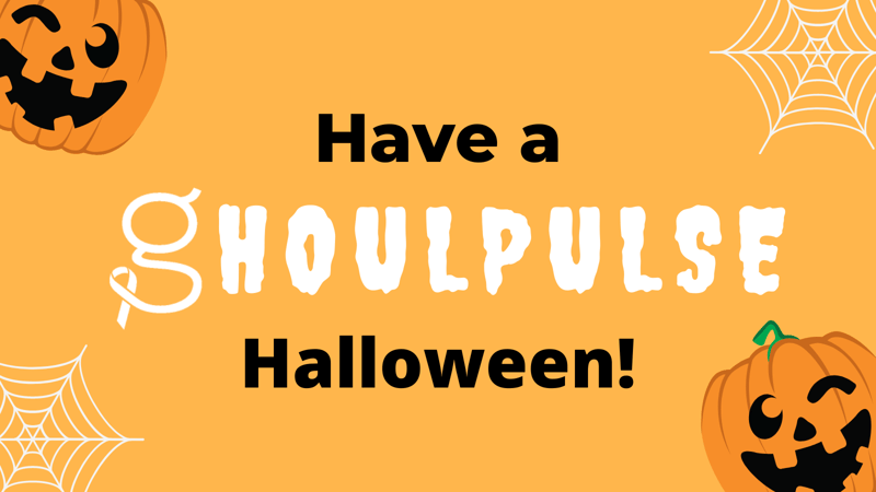 GivePulse graphic reading "Have a GhoulPulse Halloween!"